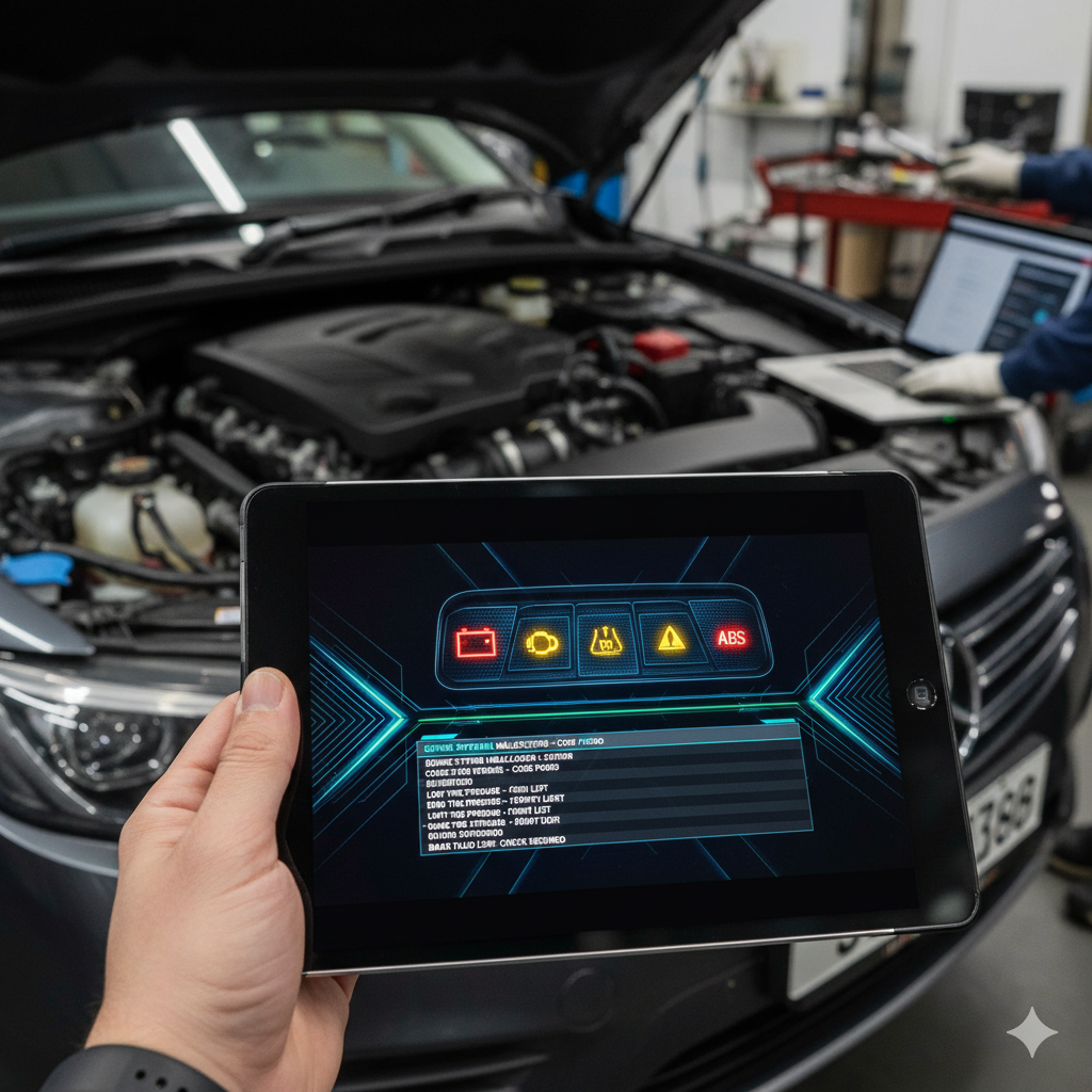 警告灯・警告メッセージ　診断