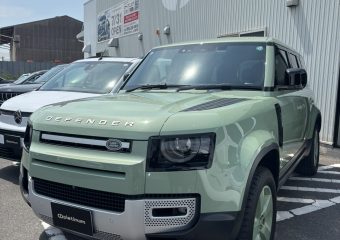 試乗・展示車情報　ランドローバー　ディフェンダー　２０２３年式　走行１３４０４㌔